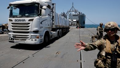 Commercial goods trucked into Gaza after aid logjams