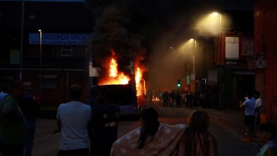 Leeds riots: Bus set on fire, police car overturned. What's happening in UK city?