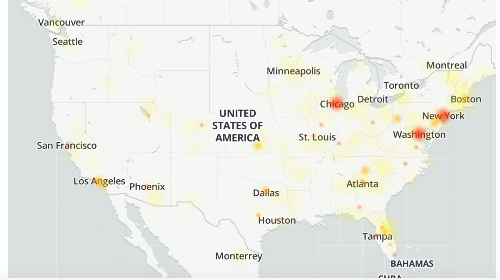 Microsoft outage map in US: List of areas and services impacted 1 Microsoft outage map in US: List of areas and services impacted
