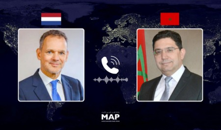 FM Holds Phone Conversation with Dutch Peer