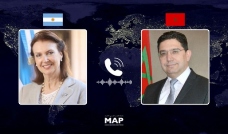 Moroccan FM Holds Telephone Conversation with Argentine Peer
