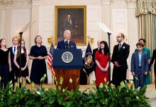 Oval Office witnessed emotional scenes of joy and cries when families spoke to released prisoners, White House releases