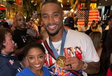 Simone Biles snaps at trolls as she defends husband wearing her gold medal: ‘Y’all are miserable'