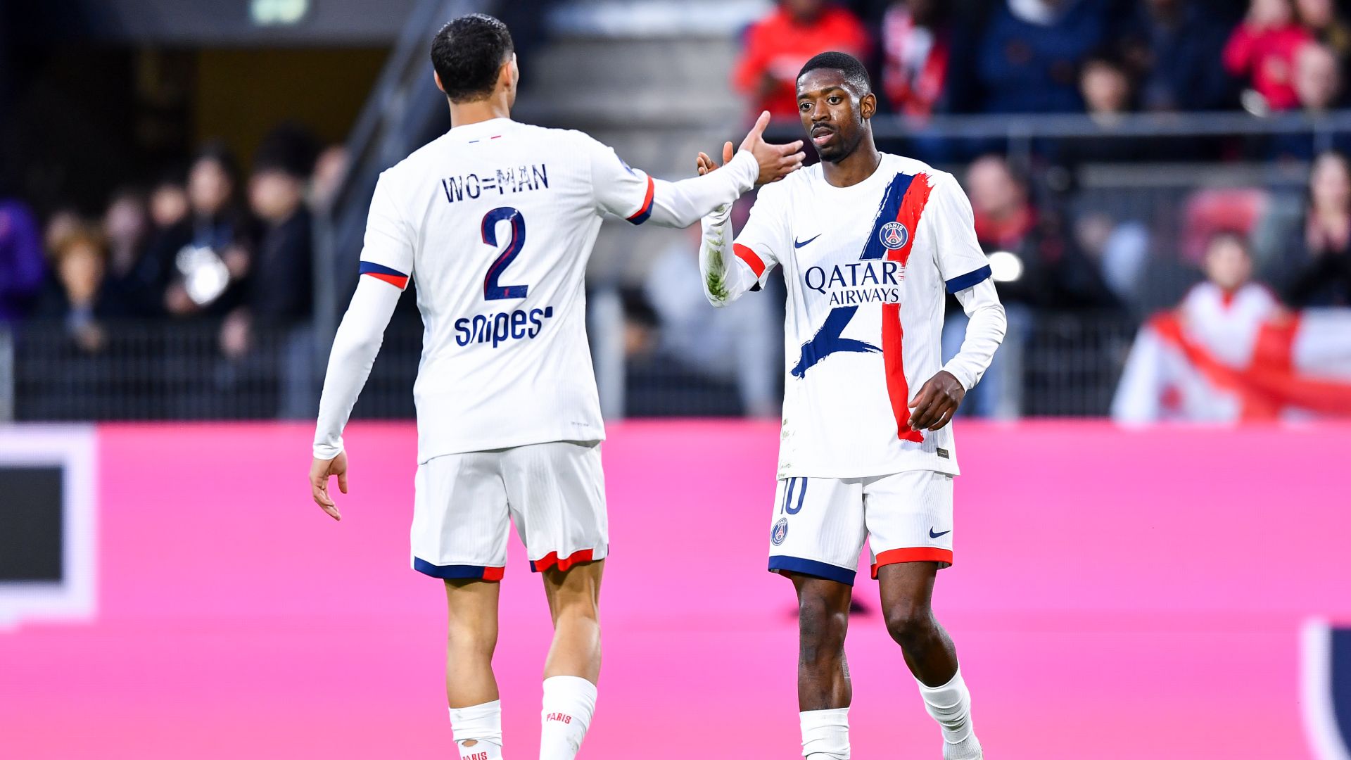 Luis Enrique Enresse Hakimi after the PSG demonstration against Rennes - Media7
