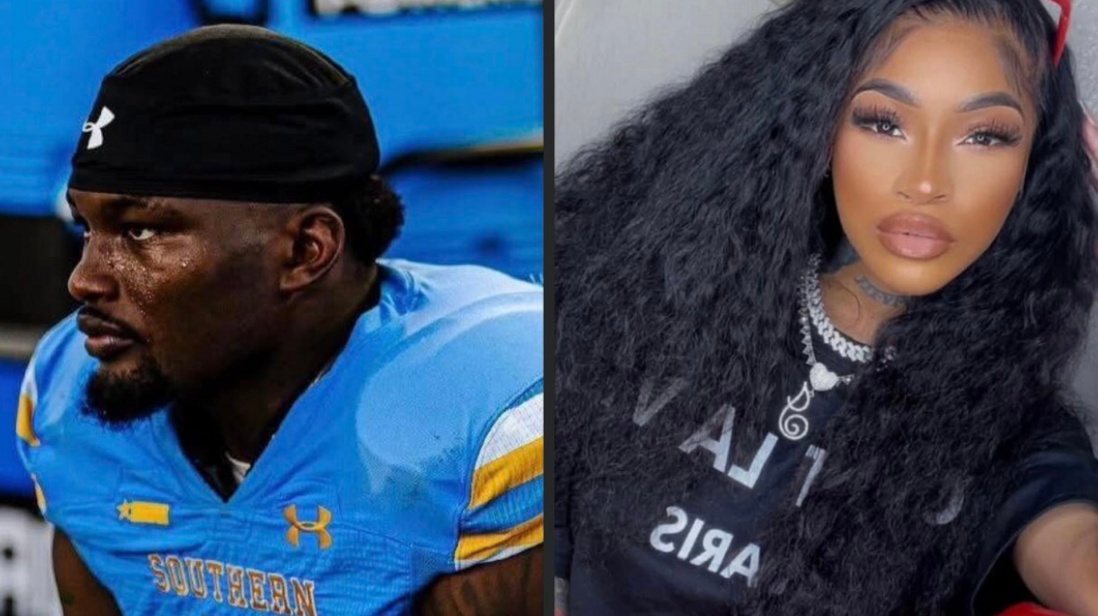 Quay Davis' girlfriend Ja' Yunna Monae reacts to video showing NFL-hopeful ‘choking' her