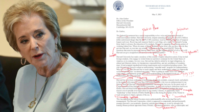 Linda McMahon's scathing letter to Harvard draws attention for 'glaring grammatical errors'