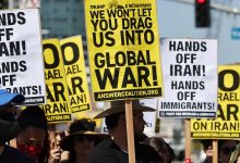 ‘Won’t let you drag US into…’: Protesters swarm US cities in anti-war rallies