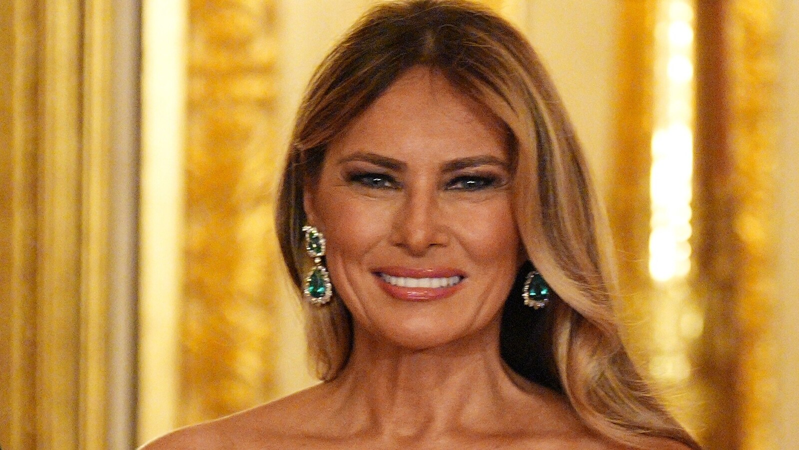 Melania Trump's yellow dress at state banquet has secret message, stylist says: ‘Do things in own way’