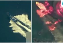 Caught on cam: US forces blow up ‘drug-laden’ boat at sea