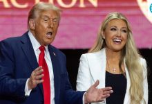 Erika Kirk and Donald Trump delivered starkly different messages at Charlie Kirk's memorial
