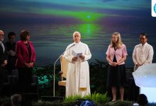 Pope Leo mocked for blessing block of ice at climate justice conference: ‘Will it become Holy Water?’