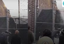Video: Chicago pastor hit as federal agent shoots pepper ball from roof during ICE protest