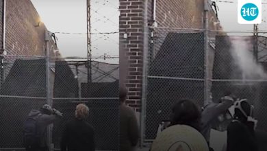 Video: Chicago pastor hit as federal agent shoots pepper ball from roof during ICE protest
