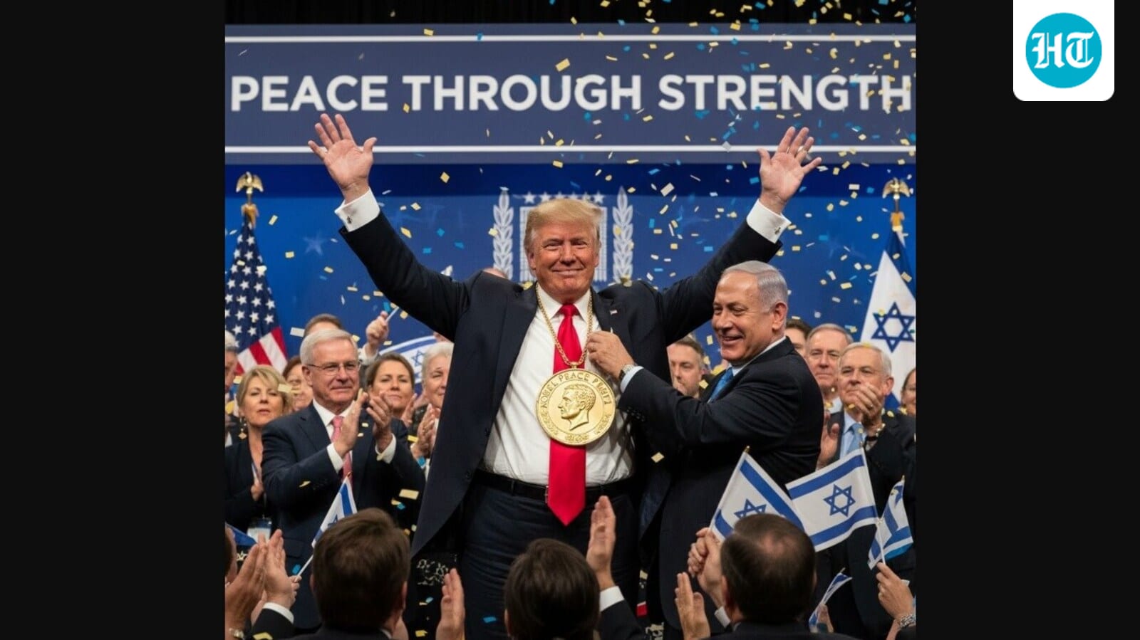 Watch: Israeli farmers carve huge message into field for Trump ahead of Nobel Peace Prize announcement 1 Watch: Israeli farmers carve huge message into field for Trump ahead of Nobel Peace Prize announcement