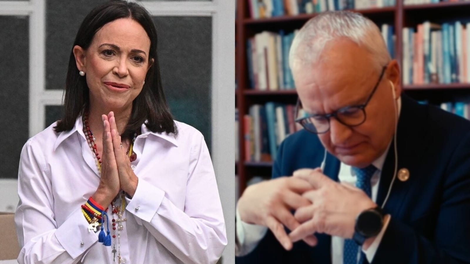 Maria Machado’s emotional reaction to surprise call on Nobel Peace Prize 2025 win: 'I am speechless' 1 Maria Machado’s emotional reaction to surprise call on Nobel Peace Prize 2025 win: 'I am speechless'
