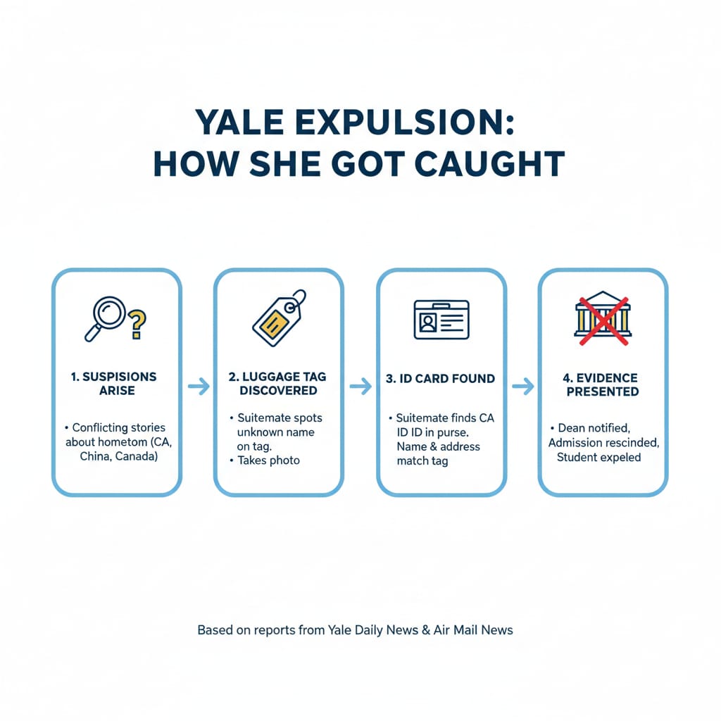 How Katherina Lynn was caught and expelled from Yale.